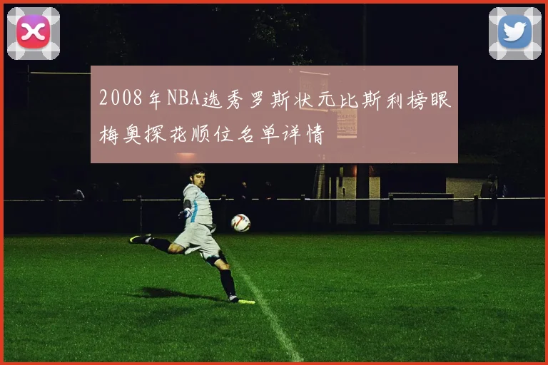 2008年NBA选秀罗斯状元比斯利榜眼梅奥探花顺位名单详情